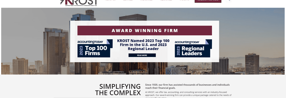 KROST Certified Public Accountants & Consultants cover