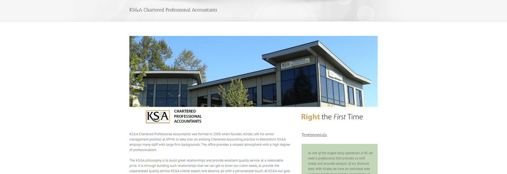 KSA Chartered Accountants cover