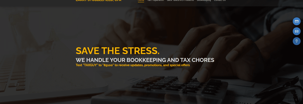 LARRY STUBBLEFIELD, CPA cover