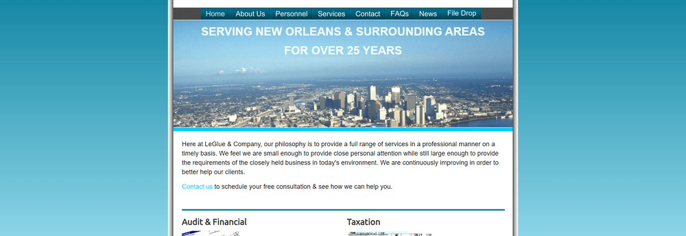 LeGlue & Co CPAs cover