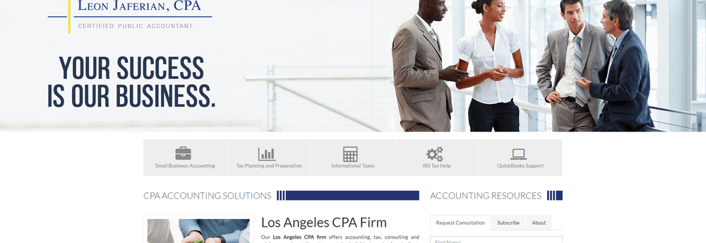 Leon Jaferian, CPA Inc. cover