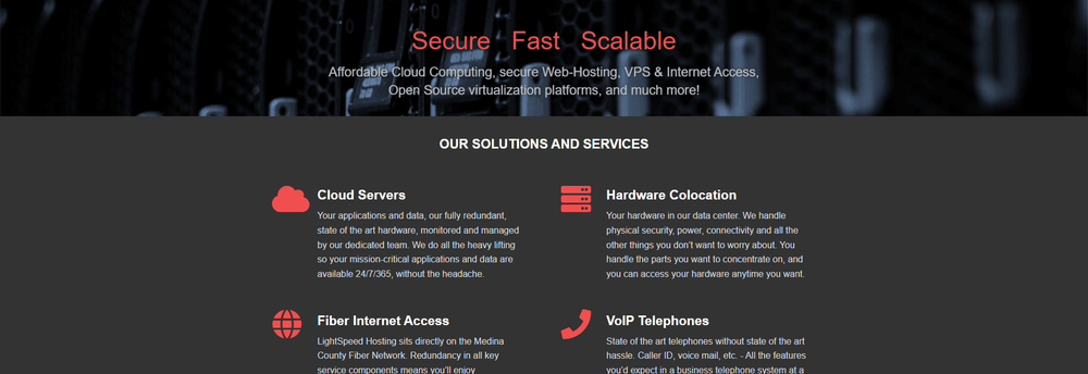 LightSpeed Hosting cover