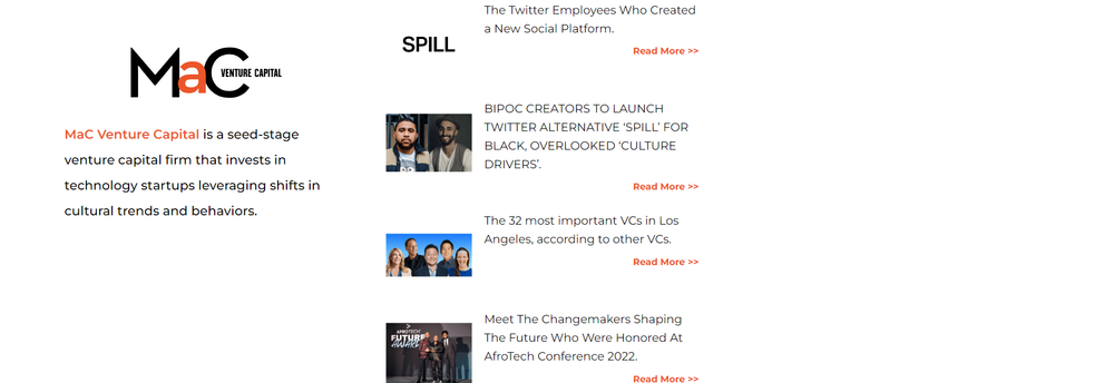 MaC Venture Capital cover