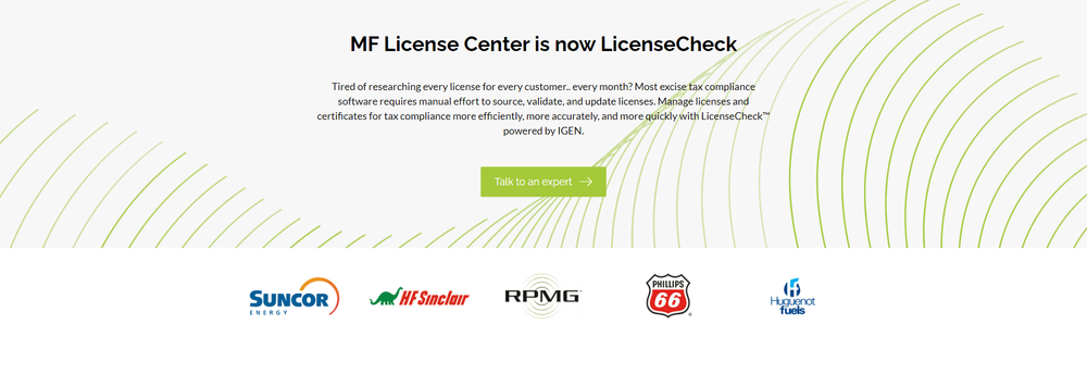 MF License Center cover