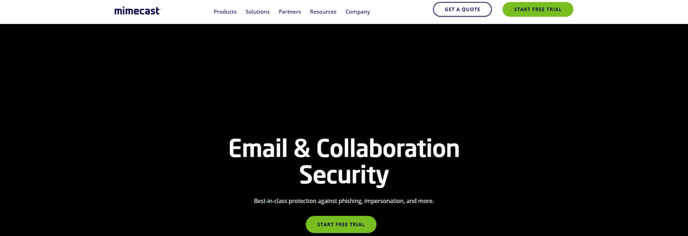 MimeCast Email Security cover
