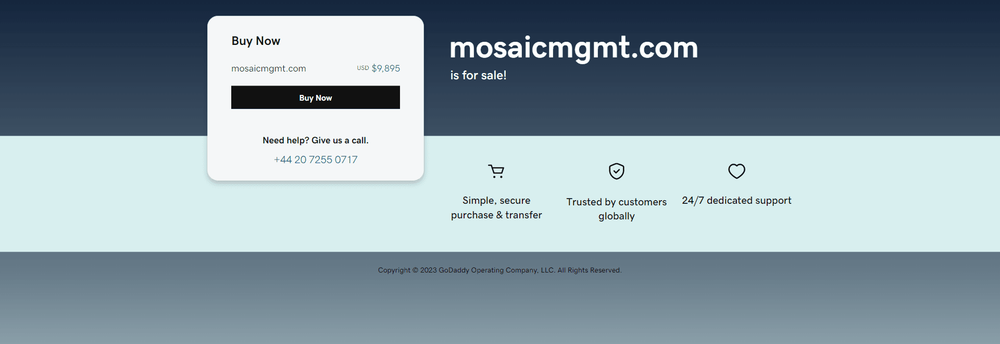 Mosaic Asset Management cover