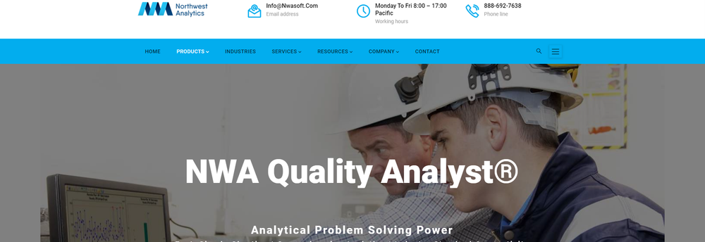NWA Quality Analyst cover