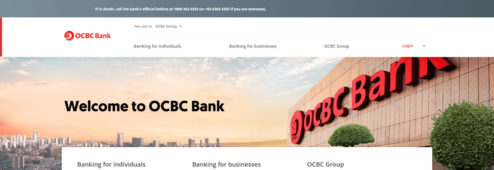 OCBC Bank of Singapore cover
