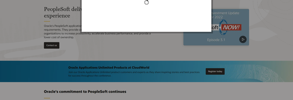 Oracle PeopleSoft cover