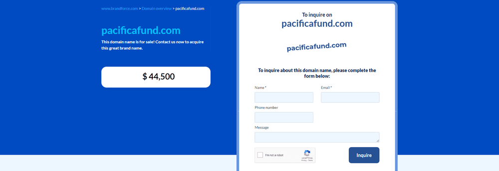 Pacifica Fund cover