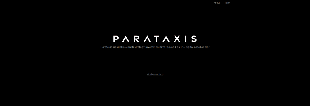 Parataxis Capital cover
