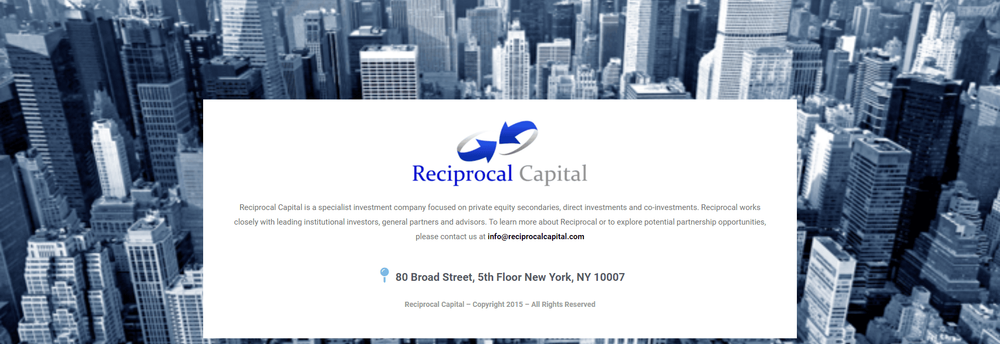 Reciprocal Capital cover