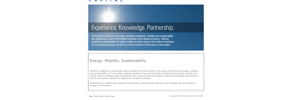 RockPort Capital Partners cover