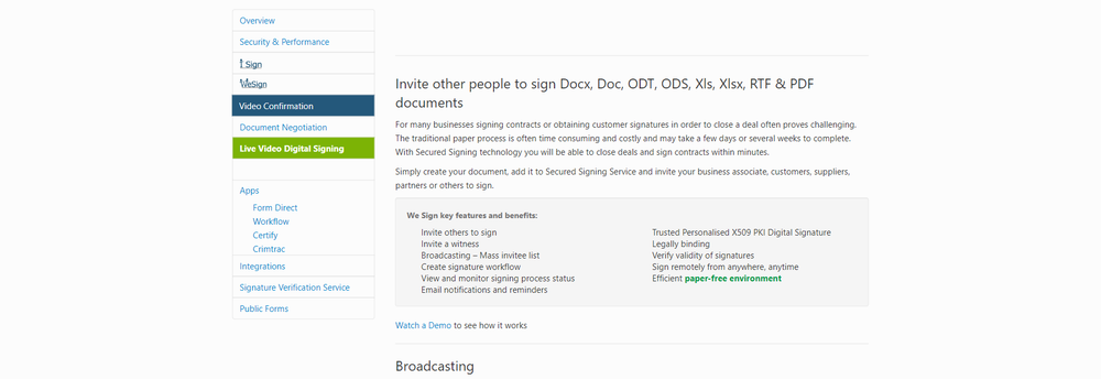 Secured Signing cover