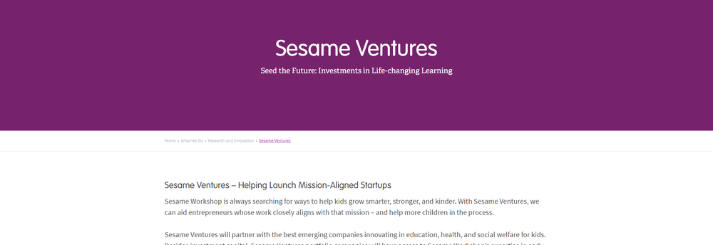 Sesame Ventures cover