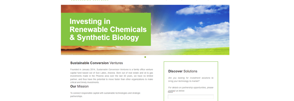 Sustainable Conversion Ventures cover