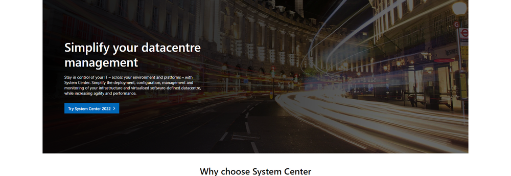 System Center cover