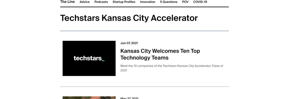 Techstars Kansas City Accelerator cover