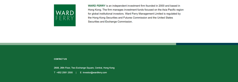 Ward Ferry Management cover