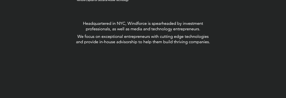 Windforce Ventures cover