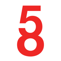 5 + 8 logo