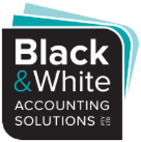 Black & White Accounting Solutions logo