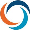 Blue media marketing logo