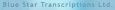 Blue Star Transcriptions logo