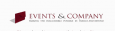Events and company logo