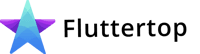 Flutter top logo