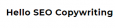 Hello SEO Copywriting logo