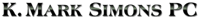 K. Mark Simons PC logo