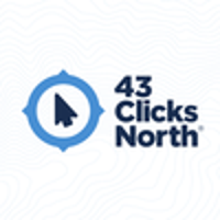 43 Clicks North logo