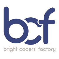 bright coders factory logo