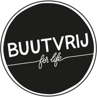 Buutvrij for life logo