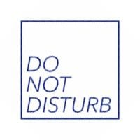 DO NOT DISTURB logo